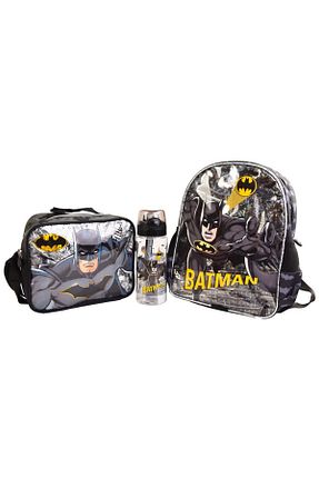 کیف مدرسه مشکی بچه گانه چرم مصنوعی Batman - کد 749166341
