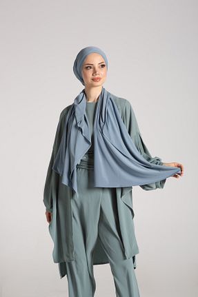 روسری طوسی 70 * 180 Monaterra - کد 828893867