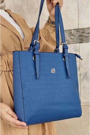کیف دوشی آبی زنانه چرم مصنوعی Just Polo - کد 775537483