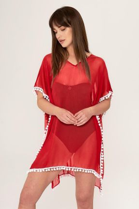 لباس ساحلی قرمز زنانه کد 810661358
