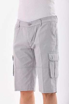 شلوارک و برمودا طوسی مردانه اسلیم فیت Cuqq Denim - کد 829350655