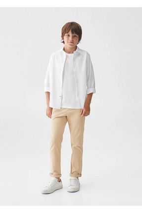 پیراهن سفید بچه گانه رگولار MANGO Kids - کد 738508910