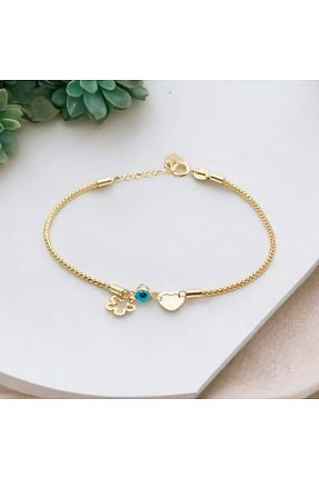 دستبند طلا طلائی زنانه 14 عیار Arpaş - کد 813661902