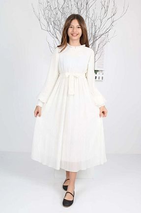 لباس سفید زنانه بافتنی Wild Flower - کد 785539037