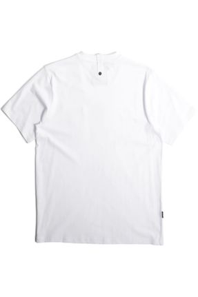 تی شرت سفید زنانه رگولار یقه گرد بیسیک کد 797165229