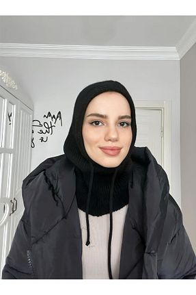 کلاه پشمی مشکی زنانه اکریلیک KÜÇÜK EW - کد 472931226