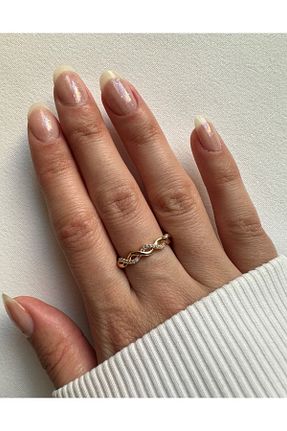 انگشتر جواهر طلائی زنانه زیرکن ringbox - کد 664509748