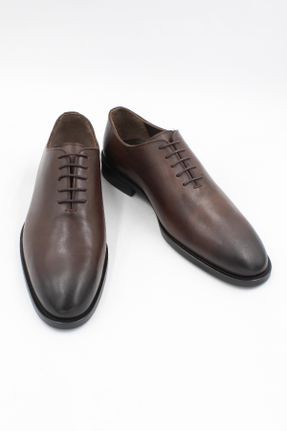 کفش کلاسیک قهوه ای مردانه پاشنه کوتاه ( 4 - 1 cm ) پاشنه ساده کد 746628802
