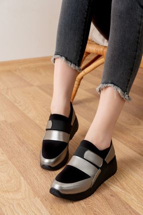 کفش کلاسیک طلائی زنانه چرم مصنوعی پاشنه کوتاه ( 4 - 1 cm ) پاشنه ساده کد 796422119