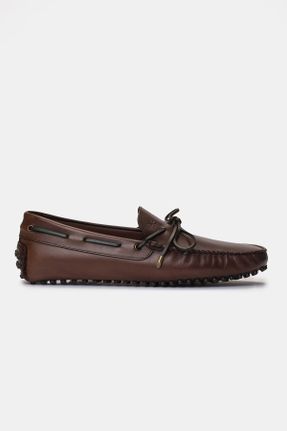 کفش لوفر قهوه ای مردانه پاشنه کوتاه ( 4 - 1 cm ) کد 767192930