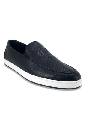 کفش کژوال مشکی مردانه چرم طبیعی پاشنه کوتاه ( 4 - 1 cm ) پاشنه ساده کد 822182967