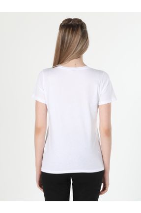 تی شرت سفید زنانه رگولار بیسیک کد 286276453