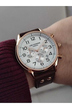 ساعت مچی قهوه ای مردانه 41-45 میلی متر Lee Cooper - کد 803900979