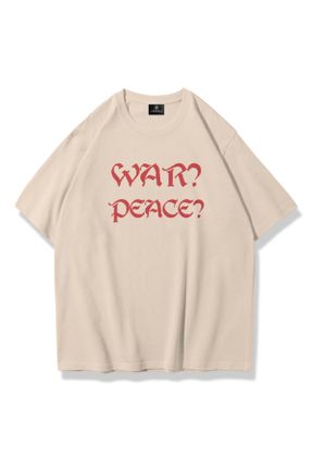 تی شرت طوسی زنانه اورسایز یقه گرد تکی کد 673915530
