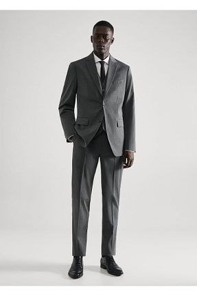 کت طوسی مردانه اسلیم فیت MANGO Man - کد 737931564