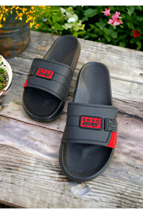 دمپائی مشکی مردانه پاشنه کوتاه (1 - 4 سانتی متر) Gezer - کد 829108567