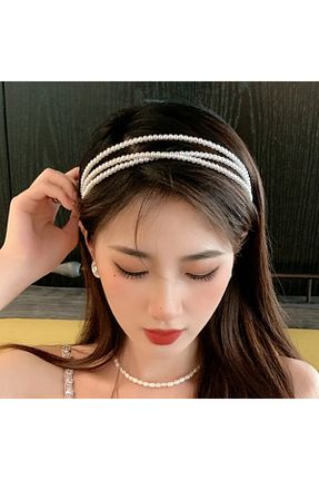 تاج سفید زنانه مروارید Stilo - کد 806096854