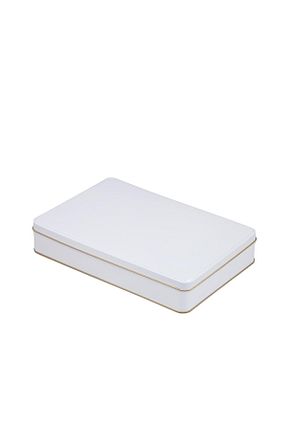 جعبه دکوراتیو سفید فلزی AMBALAJ PAZARI - کد 814840198