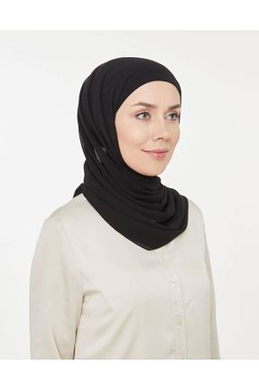 شال مشکی زنانه شیفون Melodi Scarf - کد 830456936