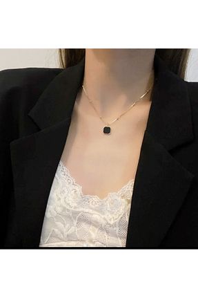 گردنبند جواهر مشکی زنانه فلزی APEİRON - کد 830483953