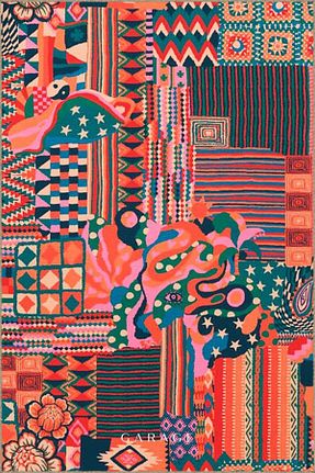 فرش رنگی قابل شستشو Rugs Modern Halı - کد 830730836