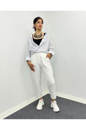 شلوار نباتی زنانه مخلوط پلی استر DEQ FASHION - کد 830565914