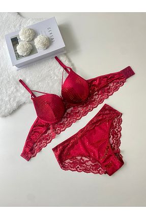 ست لباس زیر قرمز زنانه MAVEA - کد 799848853