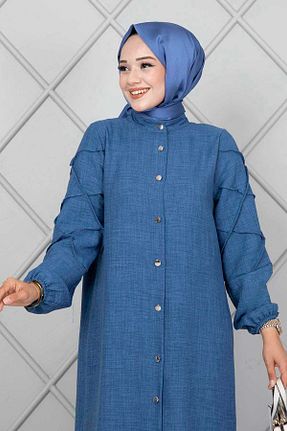 ست بالاتنه و پائین تنه سرمه ای زنانه بافتنی EBRUTESETTÜR - کد 830842635
