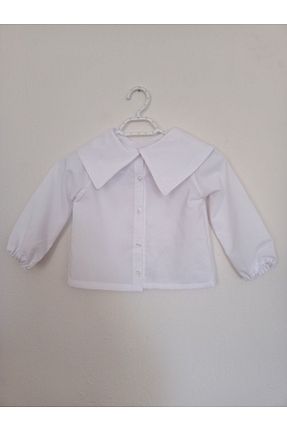 پیراهن سفید بچه گانه اسلیم فیت BAV Butik Ayvitrin - کد 801283736