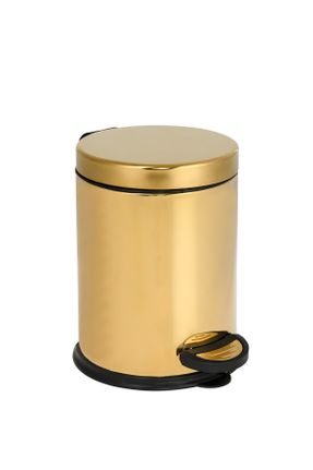 سطل زباله طلائی فلزی کد 831003345