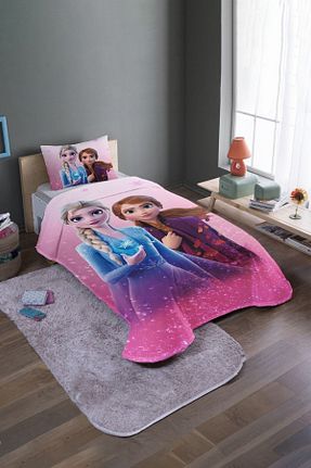 روتختی تکنفره صورتی پلی استر Evpanya - کد 410337921