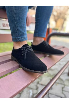 کفش کژوال مشکی مردانه چرم مصنوعی پاشنه کوتاه ( 4 - 1 cm ) پاشنه ساده کد 820973354