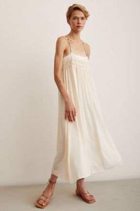لباس سفید زنانه بافتنی پلی استر کد 824208693