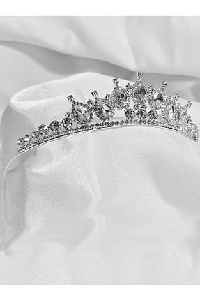 سایر اکسسوری مو سفید زنانه سنگ کریستال safhas - کد 824242493