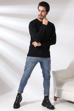تیشرت مشکی مردانه رگولار RUN RUN - کد 782300253