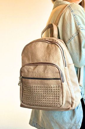 کوله پشتی بژ زنانه ابعاد بزرگ Just Polo - کد 755651452