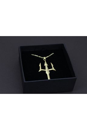 گردنبند نقره طلائی زنانه 925 عیار Genel Markalar - کد 792559427