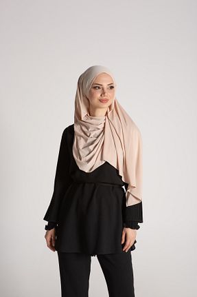 روسری بژ 70 * 180 Monaterra - کد 829069323