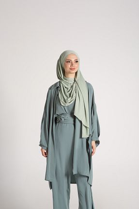 روسری سبز 70 * 180 Monaterra - کد 829063682