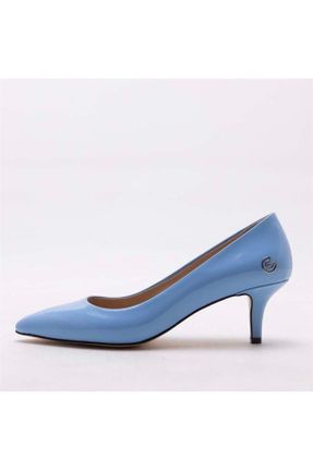 کفش استایلتو آبی پاشنه نازک پاشنه متوسط ( 5 - 9 cm ) کد 684773161