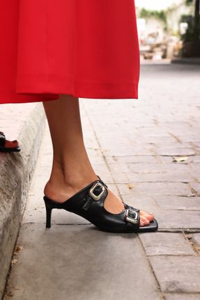 کفش پاشنه بلند کلاسیک مشکی زنانه پاشنه نازک پاشنه متوسط ( 5 - 9 cm ) کد 822337581