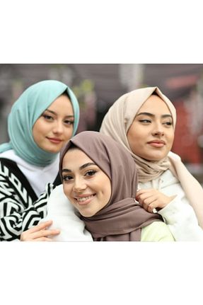 شال قهوه ای زنانه پنبه ای HAR-UM Ticaret - کد 370642148