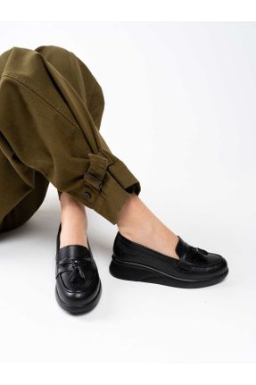 کفش کژوال مشکی زنانه پاشنه کوتاه ( 4 - 1 cm ) پاشنه ساده کد 817040029
