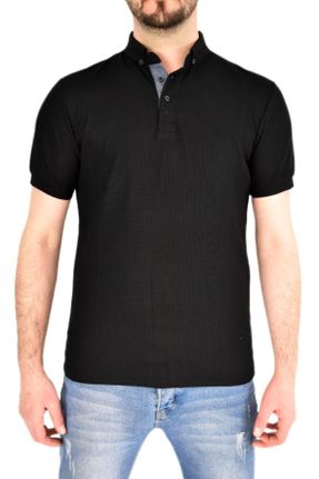 تی شرت مشکی مردانه پنبه (نخی) رگولار کد 287180873