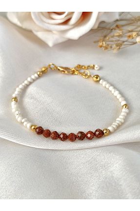 دستبند مروارید سفید مروارید آب شیرین Zokak - کد 778753022