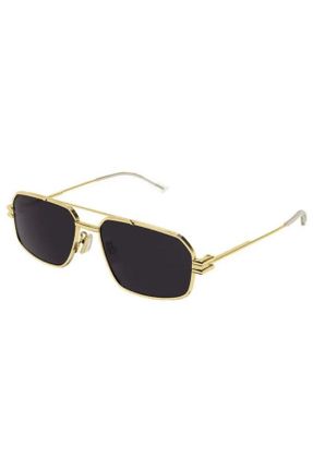 عینک آفتابی طلائی مردانه 58 UV400 کد 257614399