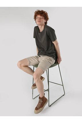 تیشرت خاکی مردانه رگولار Colin’s - کد 682985692