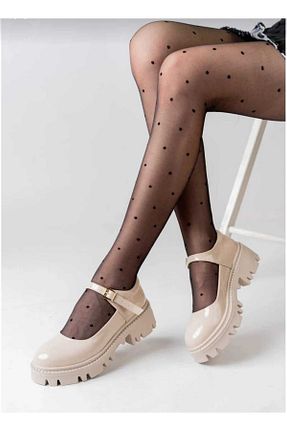 کفش کژوال بژ زنانه چرم مصنوعی HAKTAN - کد 829340319