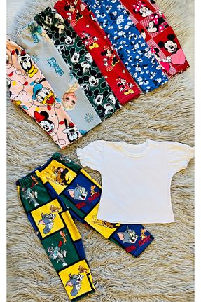 ست بالاتنه و پائین تنه رنگی بچه گانه بافتنی enes baby - کد 829714279