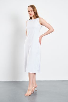 لباس سفید زنانه بافتنی رگولار بیسیک کد 829752945